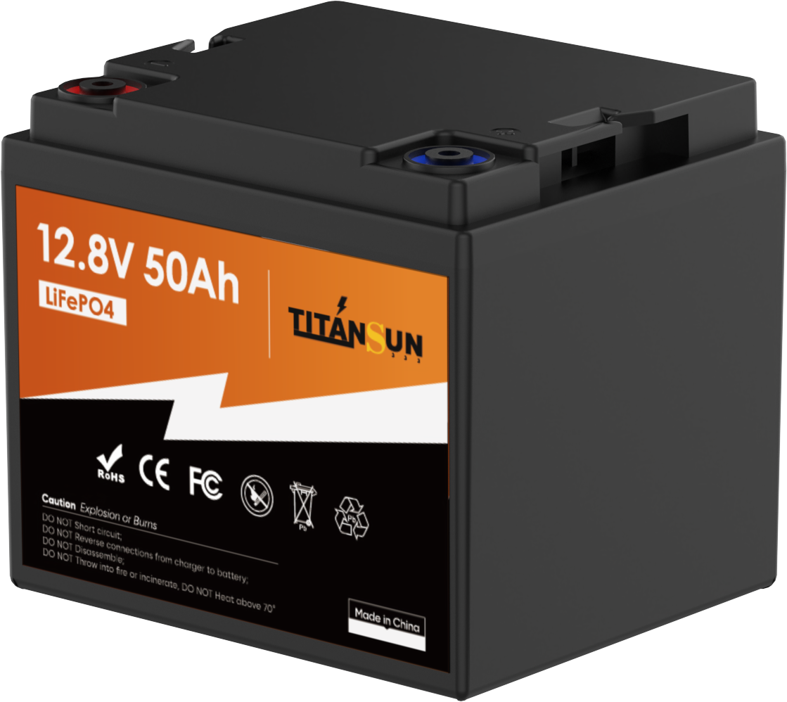 Bateria Litio mono bloque 12.8v 50ah 6000 ciclos, Titansun